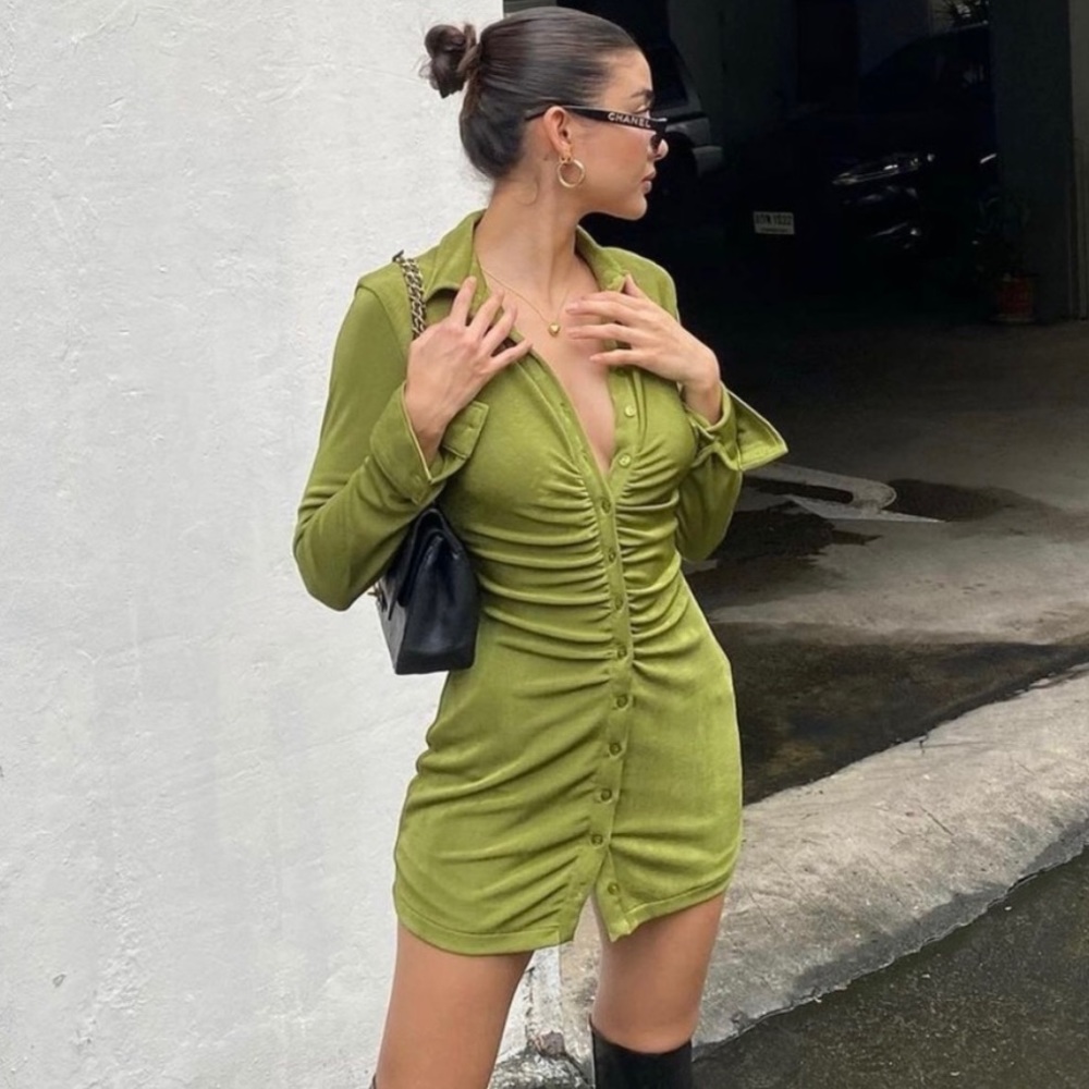 With Jéan ‘Andy Dress’ Forest Green (small)